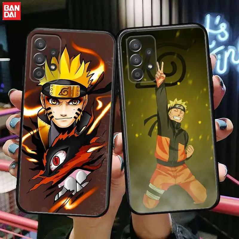 

Hot selling Naruto Phone Case Hull For Samsung Galaxy A70 A50 A51 A71 A52 A40 A30 A31 A90 A20E 5G a20s Black Shell Art Cell Cove