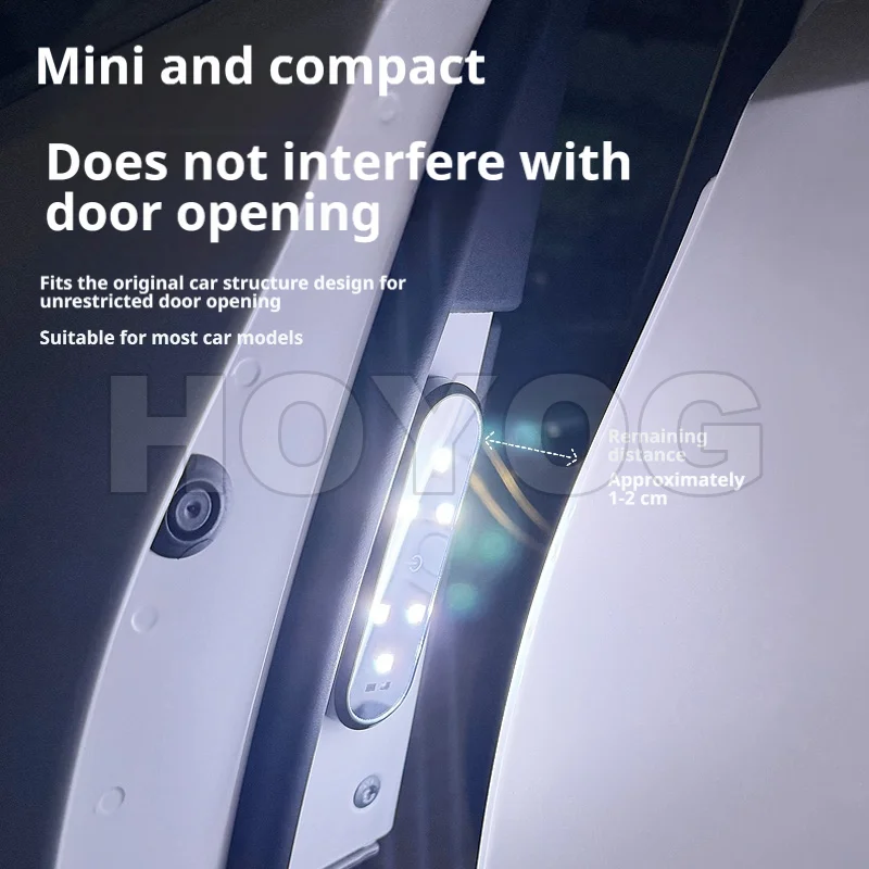 Фото Беспроводная подсветка дверей автомобиля для VinFast Lux A2.0/SA2.0 2019-2022 с подсветкой дорожного полотна и зарядкой Type-C №3