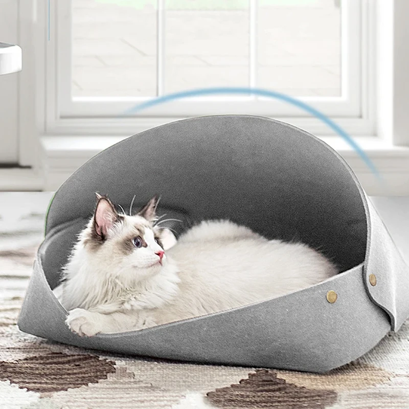 

Semi-closed Pet Cat Tunnel Bed Beds & Furniture Cats House Kitten Pet Training Interactive Cat Nest Cat Bed Cat Accessories