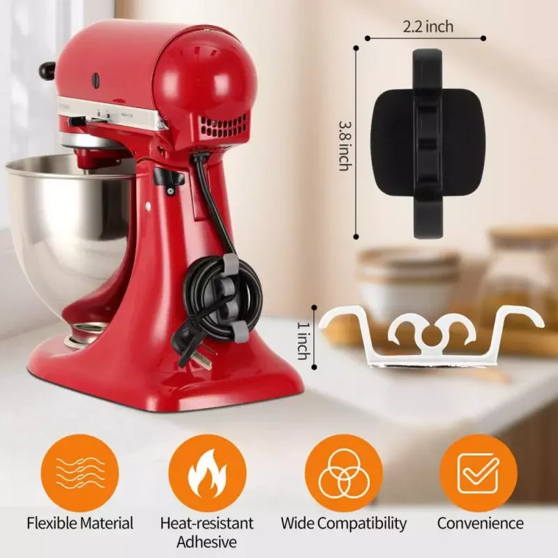 

NEW2023 10pcs Cord Wrapper Hooks Wire Cord Organizer Air Fryer Coffee Machine Wrap Protector Winder Household Appliances