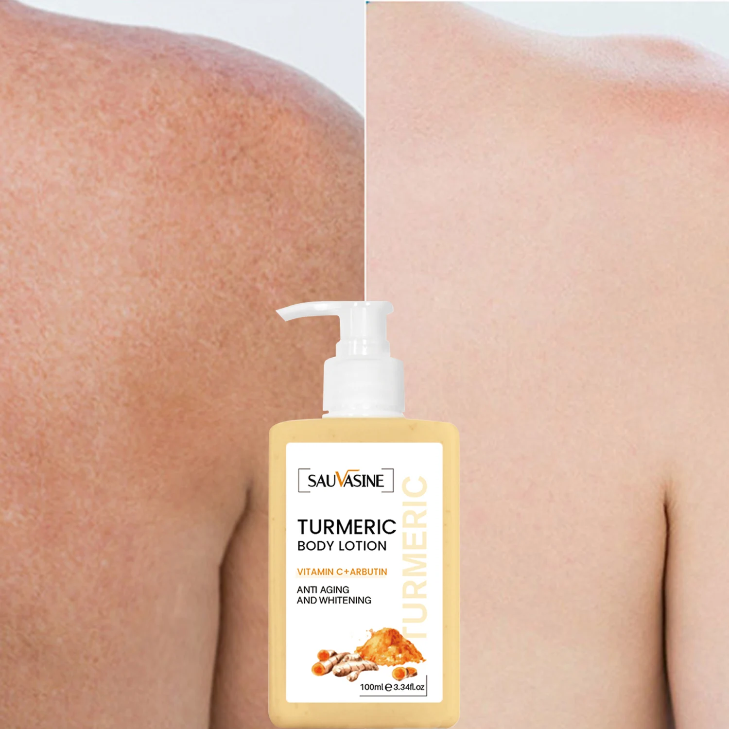 

1/2PCS Body Whitening Cream Turmeric Body Lotion Anti Aging Long-lasting Moisturizing Smooth Skin Lightening Cream for Dark Skin