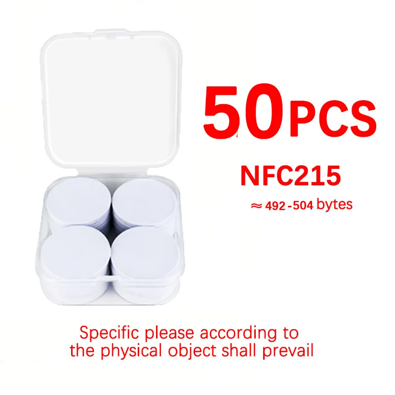 

NFC-карты Ntag215 25 мм водонепроницаемые