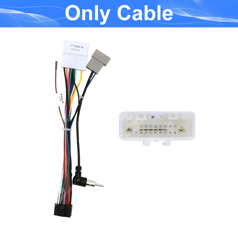 

Для Nissan универсальная модель ISO, адаптер жгута проводов, автомобильный радиоприемник, аудио 20-контактный разъем для 16-контактного Android