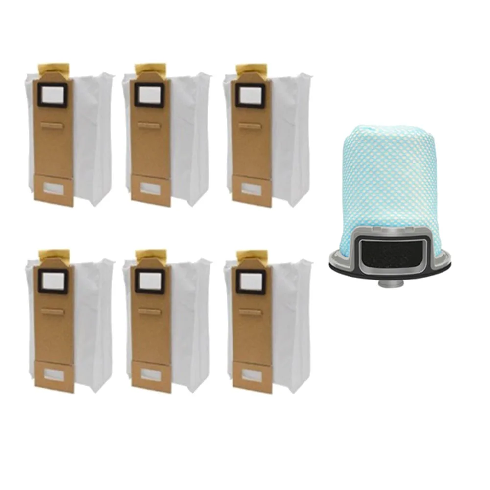 

Vacuum Bags And Auto-Empty Dock Front Filter Replacement For Roborock S7 T7S T7S Plus Vacuum Cleaner Spare Parts
