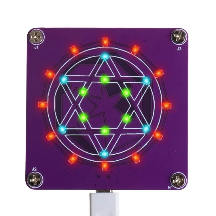 

Паяльник Challenger-изучение SMT светодиодсветодиодный мигание комплект Сделай Сам электронное дыхательное освещение Цветовое оформление