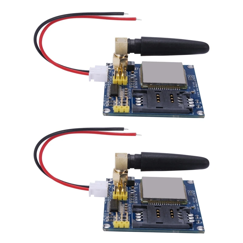 

2Pcs Sim900a Sim900 Mini V4.0 Wireless Data Transmission Module Gsm Gprs Board Kit + Antenna