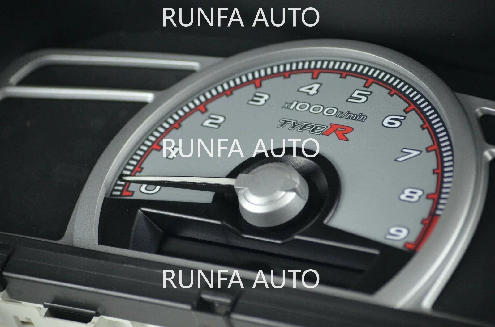Фото Циферблат тахометра для Honda Civic EX, EX-L, LX, LX-S, DX, DX-VP, Hybrid Type-R в стиле MUGEN №1