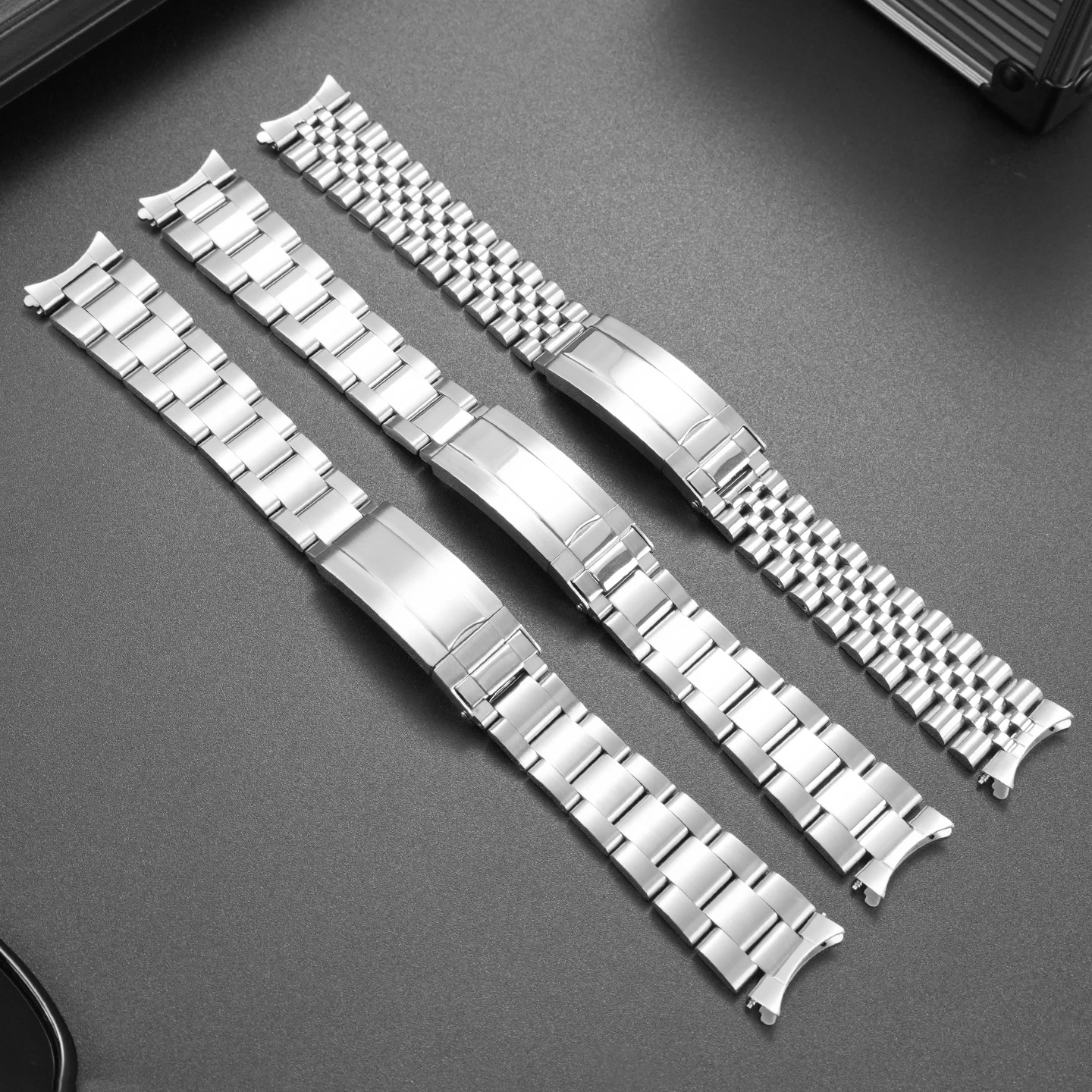 Фото Ремешок из нержавеющей стали 18 мм, 19 мм, 20 мм, 22 мм для часов Seiko Sports 5, SNXS73/77/79 SNK809 SRPD55 SRPD51, водонепроницаемый браслет №2