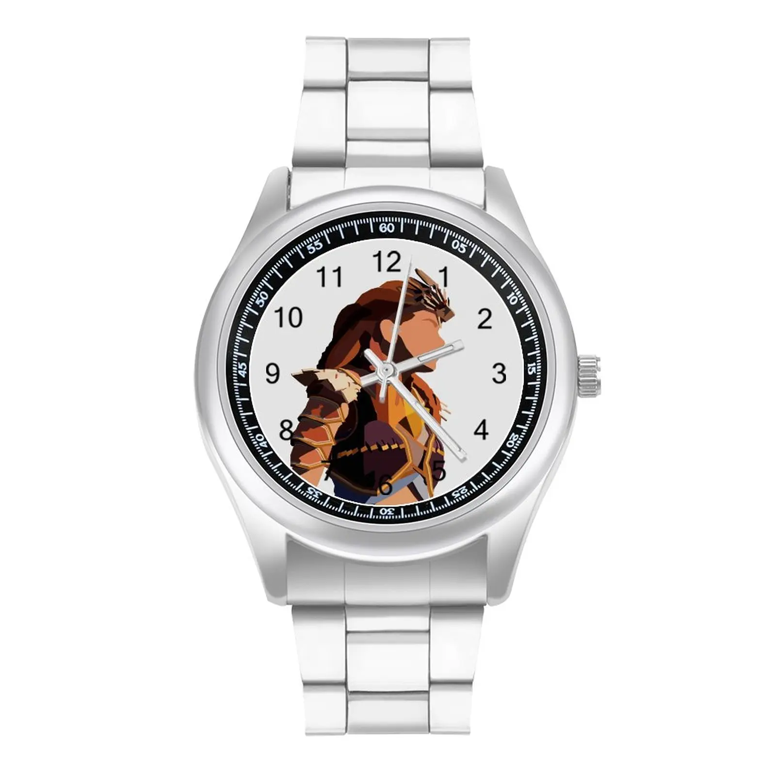 

Aloy Minimalist Quartz Watch Horizon Forbidden West Sport Unisex Wrist Watch Steel Design Design Boy Wristwatch