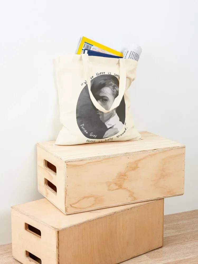 Сумка-тоут Dorian Grey с портретом и цитатой Пляжная сумка Женская Женские