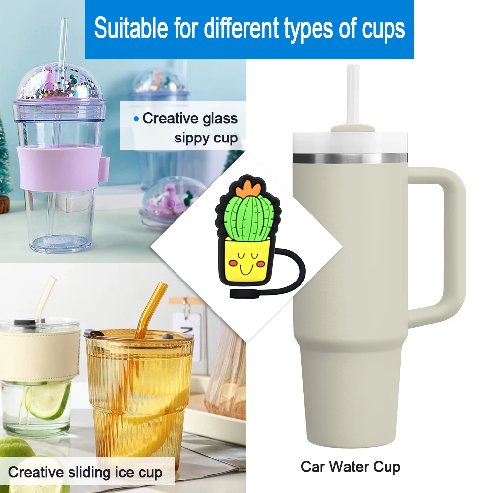 Модная креативная соломенная крышка кактуса 10 мм экологически чистая пробка