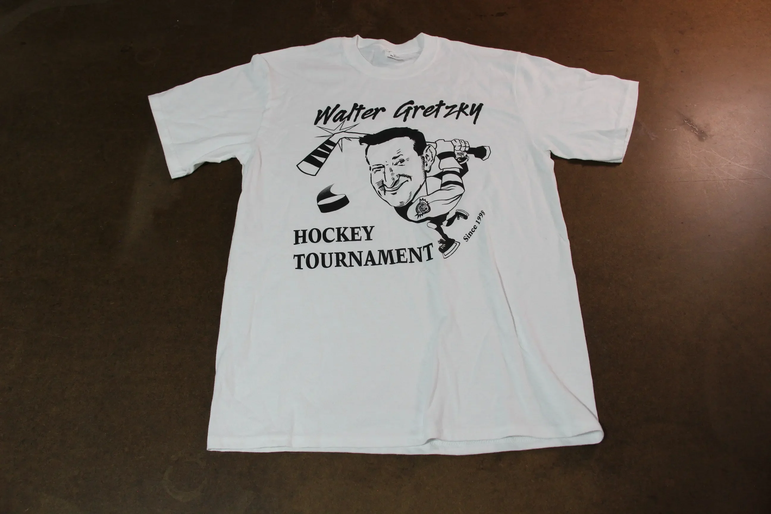 Винтажная хоккейная рубашка с турниром Уолтера Гретцки/хоккейная