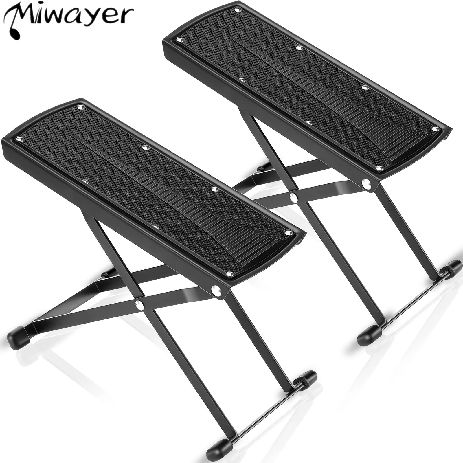 

Подставка для гитары Miwayer, 2 шт., 6 позиций, регулируемая высота, подставка для гитары, Черный Подставка для гитары
