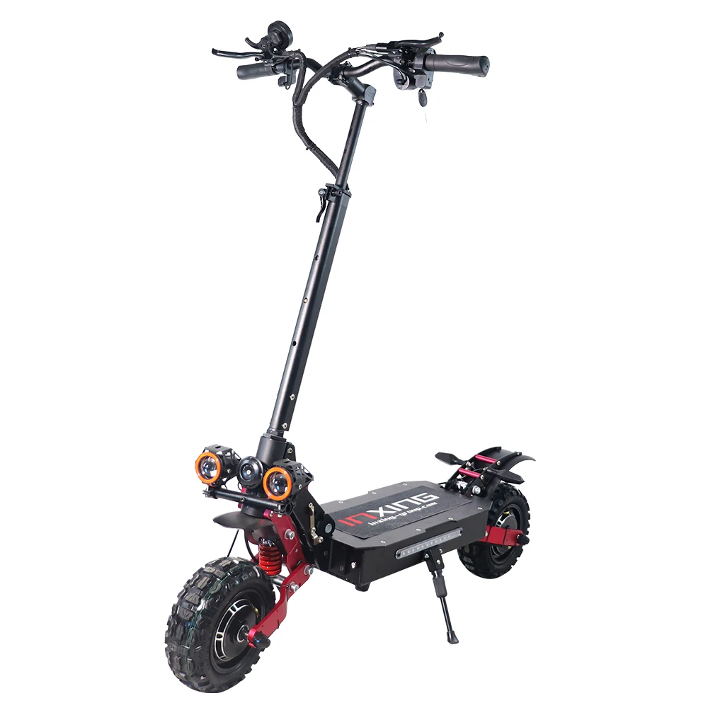 

60V 5600W Electric Scooter Foldable 11inch Off Road Fat Tire Adult 80KM/H Fast Speed E Scooter Powerful Dual Motors with Seat