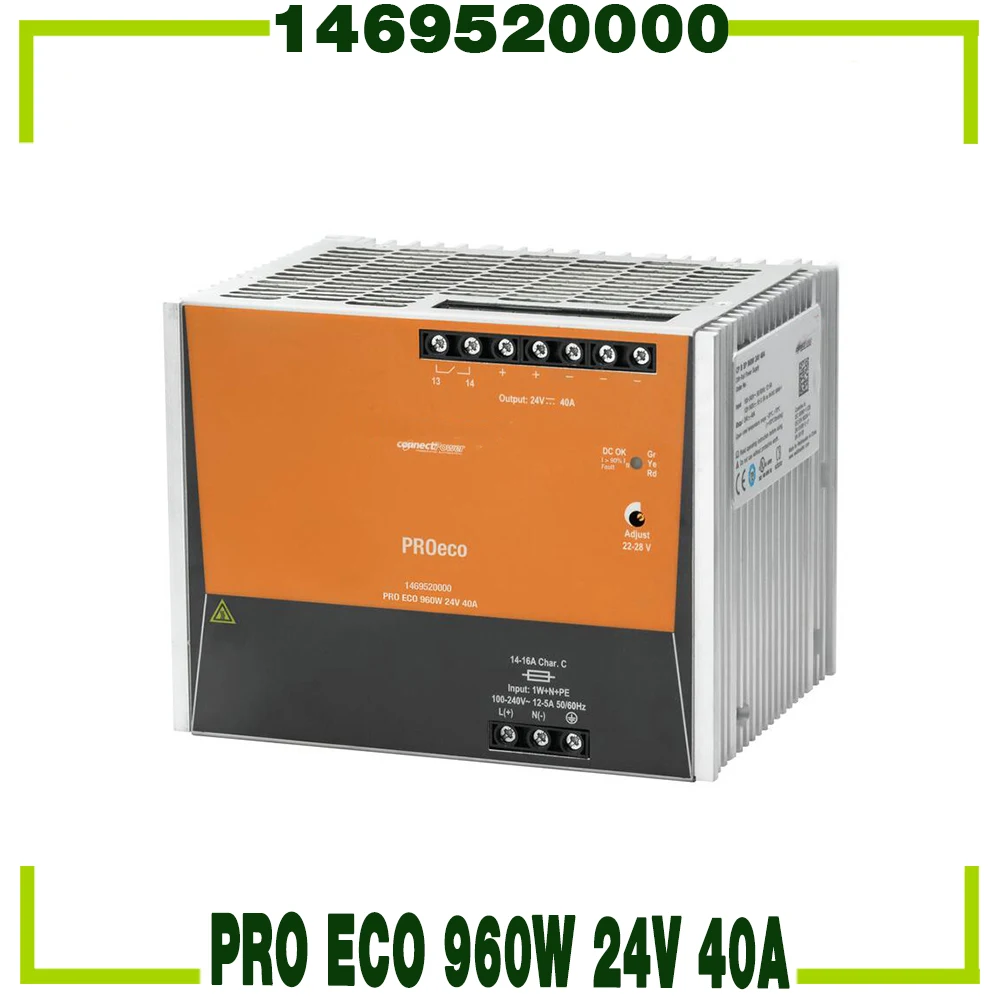 Для импульсного источника питания Weidmuller PRO ECO 960 Вт 24 В 40 А 1469520000