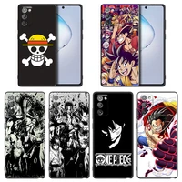luffy one piece anime for samsung galaxy note 8 9 10 lite 20 ultra case for samsung m52 5g m22 m32 m12 m62 f62 soft cover