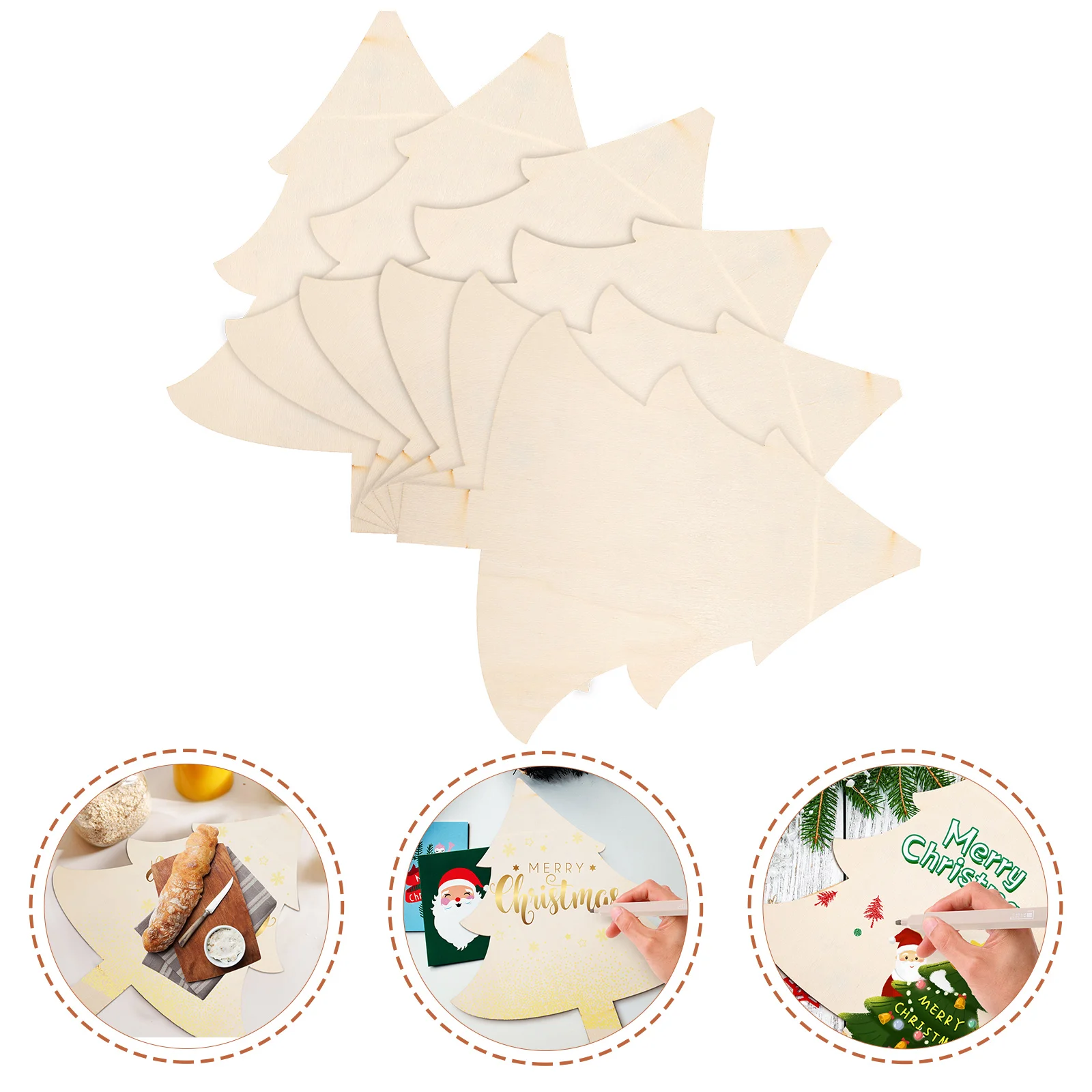 6 шт. деревянная разделочная доска DIY поднос доски для закусок и тортов ремесло