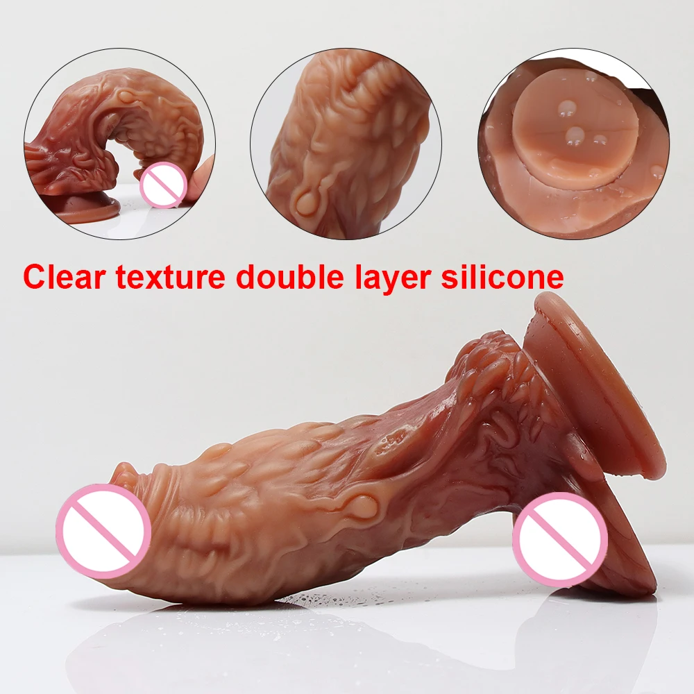 Реалистичный фаллоимитатор с ощущением кожи Мастурбаторы мягкий пенис анальный