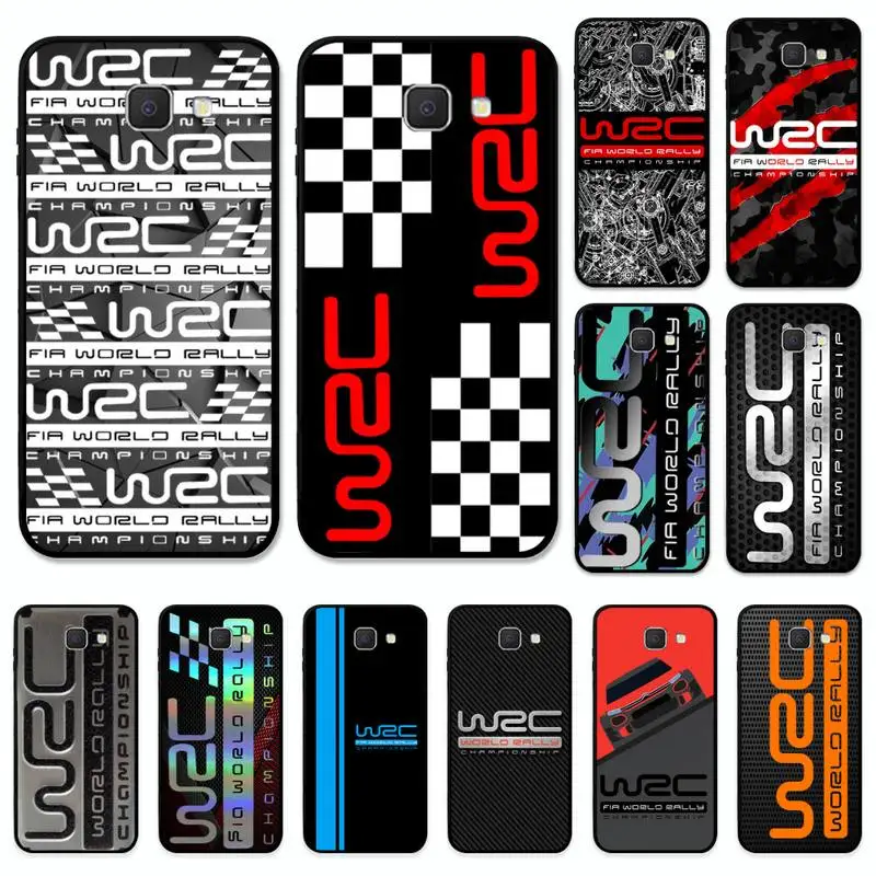 

WRC Rally Racing logo Phone Case for Samsung J 2 3 4 5 6 7 8 prime plus 2018 2017 2016 core cover