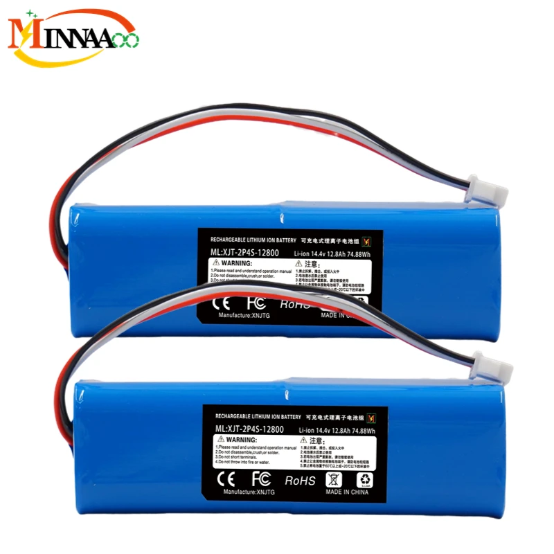 

100% New Original For XiaoMiLydsto R1 Rechargeable Li-ion Battery Robot Vacuum Cleaner R1 Battery Pack with Capacity 12800mAh