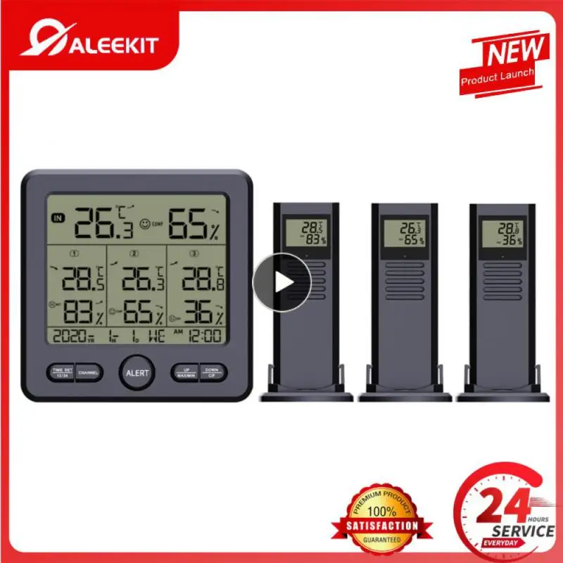 

1/2/3PCS Weather Station Thermohygrometer Accurate Reliable Wifi Thermohygrometer Thermometer Sensor Temperature Meter