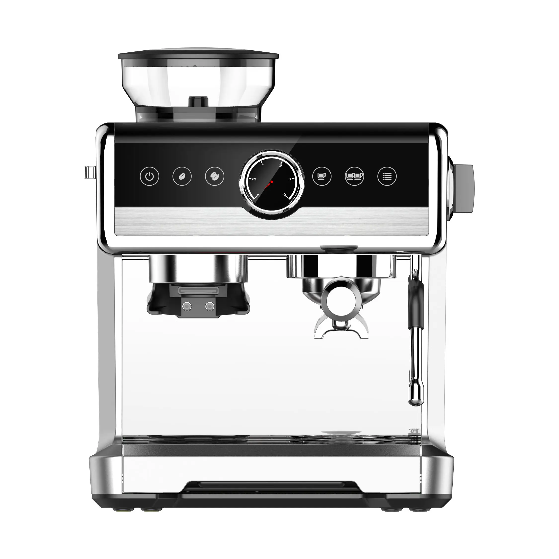Temperature Control Italian Coffee Maker With Espresso