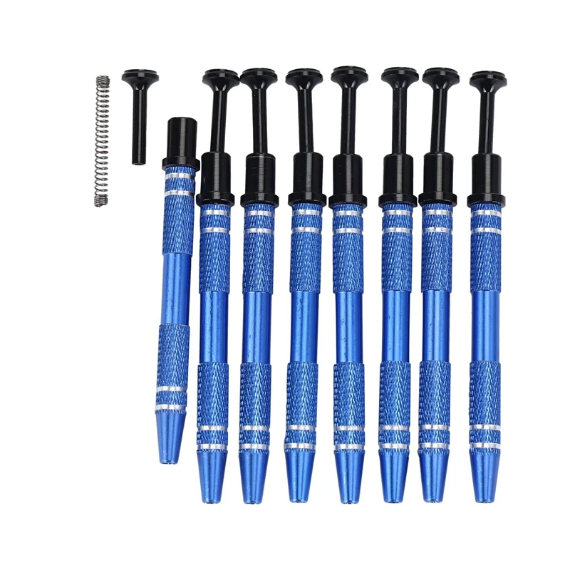 

8 Pcs 4-Claw Pick Up Tool For Small Parts Pickup Metal Grabber IC Chips Metal Grabber Claw Pickup Tweezers