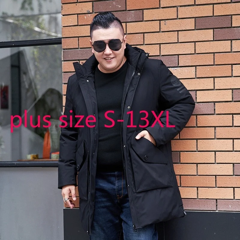 

Warm New Arrival Fashion Super Lagre Thick Loose Casual Winter Down Jacket Men Coat Plus Size SM-7XL 8XL 9XL 10XL 11XL 12XL 13XL