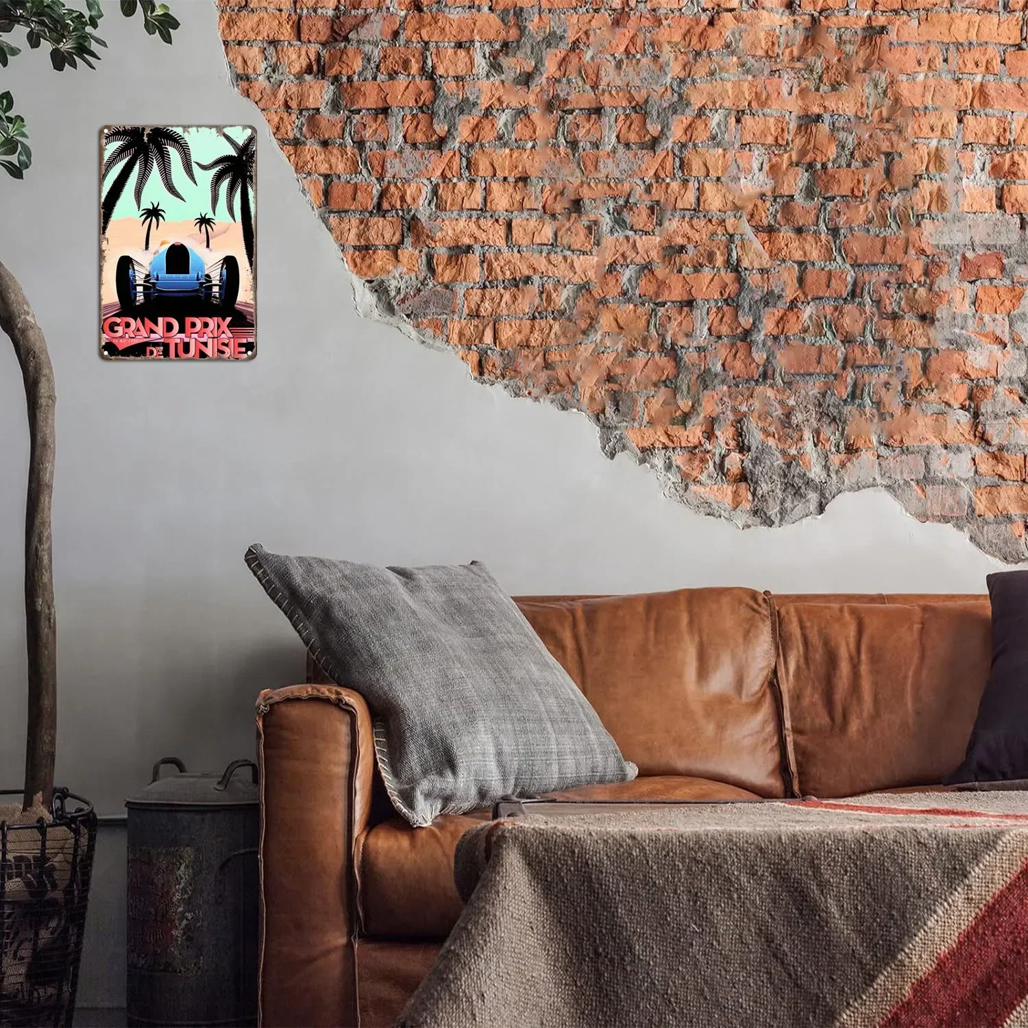 Гран-при De Tunisie 26 Mai 1933 украшение для стен металлические жестяные вывески