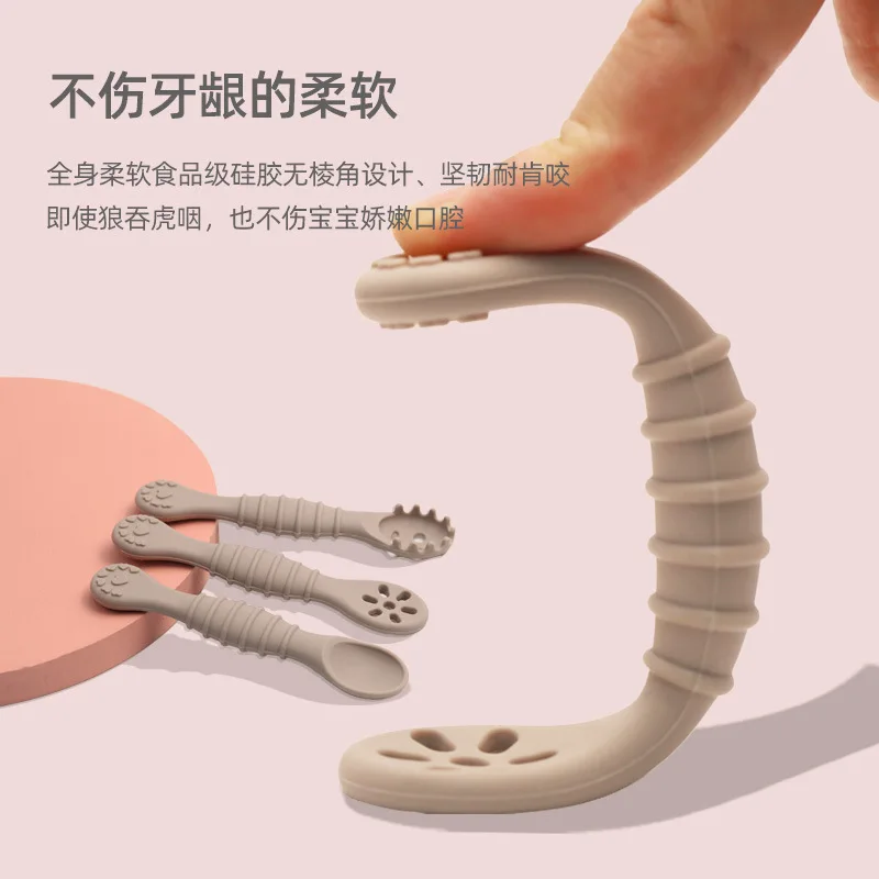 

Набор детских столовых приборов, ложка для кормления новорожденных, ложка для отлучения