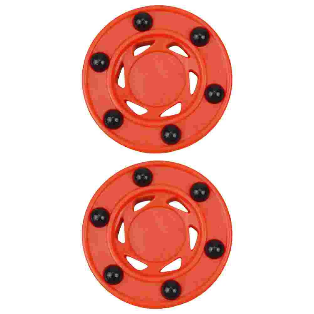 

2pcs Roller Hockey Game Puck Inline Hockey Puck Street Hockey Puck Balls