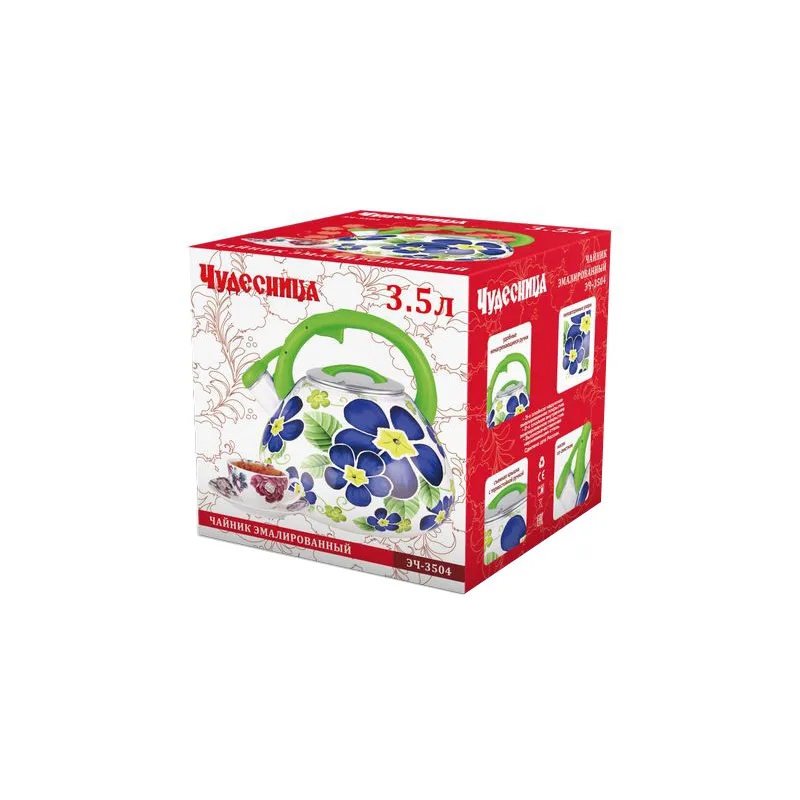 Чайник Чудесница ЭЧ-3504 (Объем 3.5 л нержавеющая сталь подходит для всех типов плит)