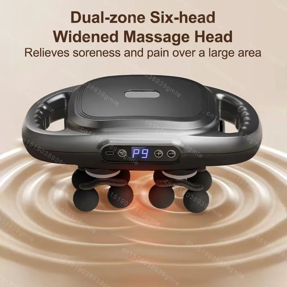 Пистолет для фасции массажер мышц пистолет с 12 головками высокочастотный шеи