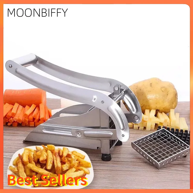 

Stainless Steel Manual Potato Cutter Shredder French Fries Slicer Potato Chips Maker Meat Chopper Cutting Machine Kitchen Tools