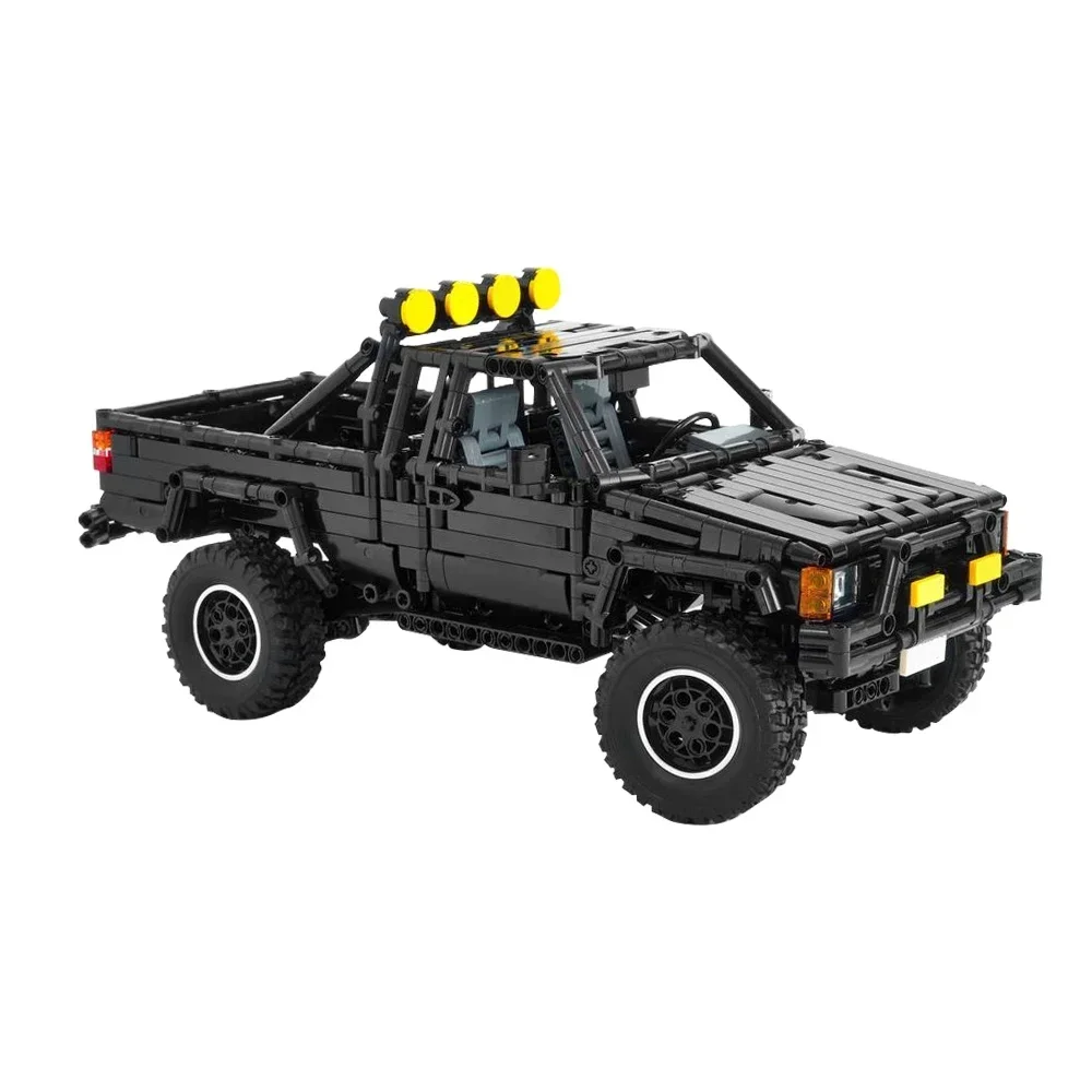 Ekbrick MOC 4x4 SR5 Xtracab кирпичи для тележки Hilux пикап Назад в будущее строительные блоки