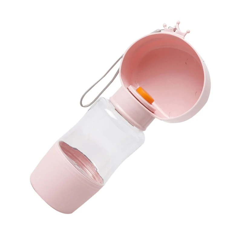 

400ml Compact Dogs Cat Water Bottle for Dogs Travel Outdoor Pet Water Dispenser Feeder Cup with Dog Food Storage Drop Shipping