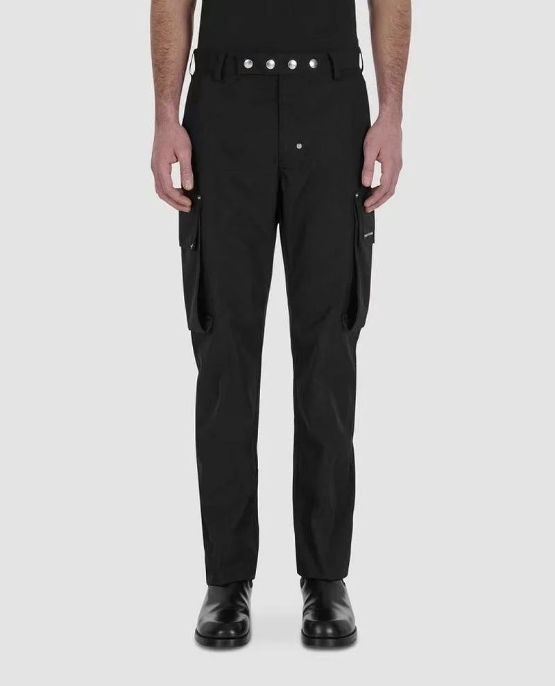 

22SS New Style ALYX 1017 9SM Pocket Metal Button Technical Trousers Men Women EU Size 100% Cotton Fashion Techwear ALYX Pants