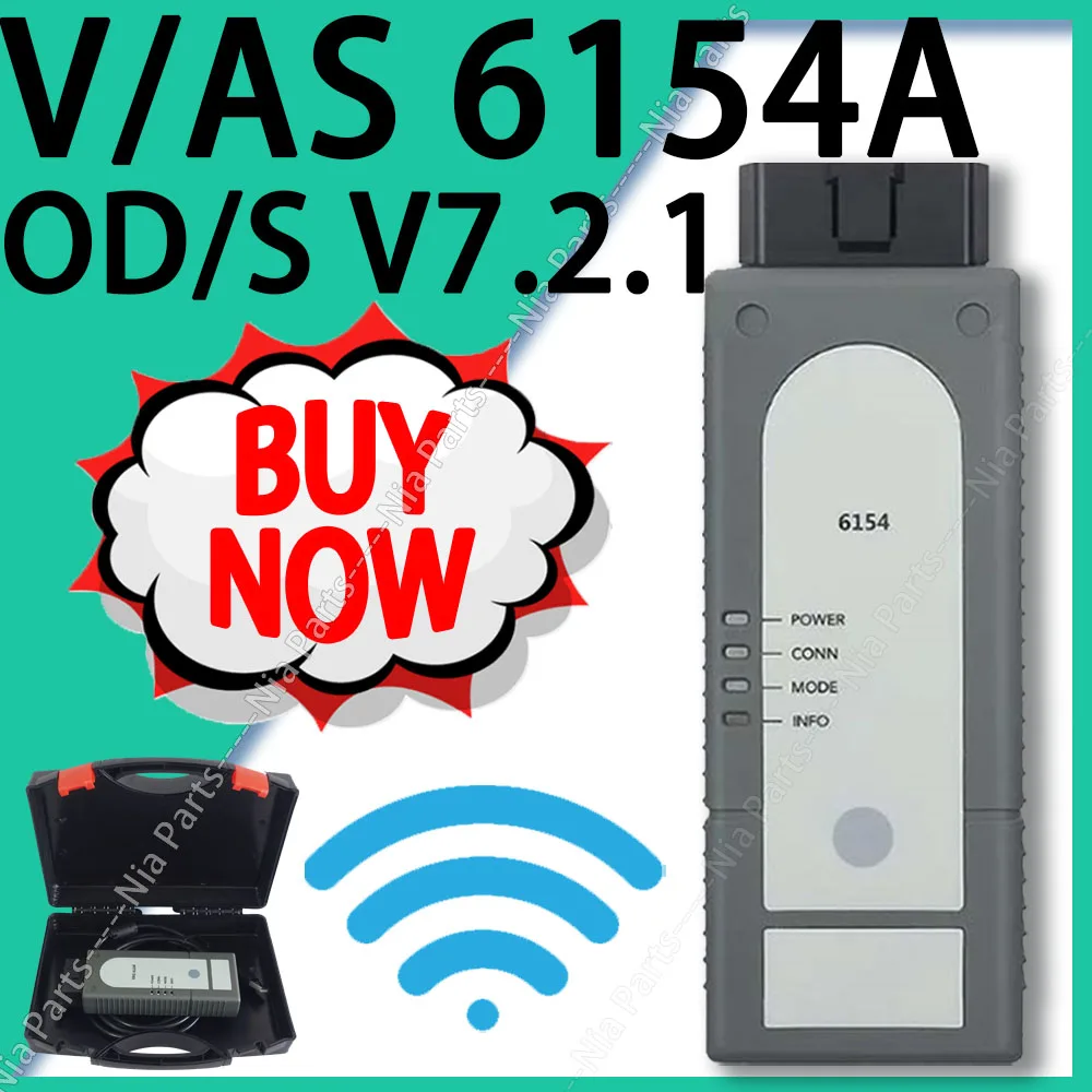 V-AS 6154A ODIS V7.2.1 с Wi-Fi OBD2 Считыватель кодов Сканер для программирования инструменты