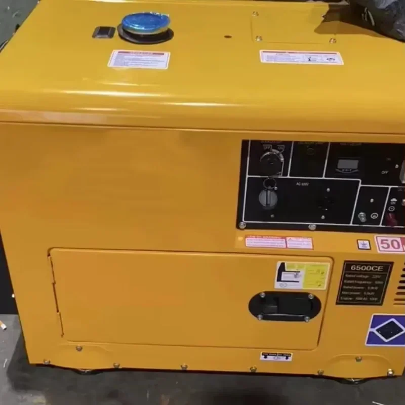 Бесшумные портативные однофазные дизельные генераторы 10 кВт мощностью