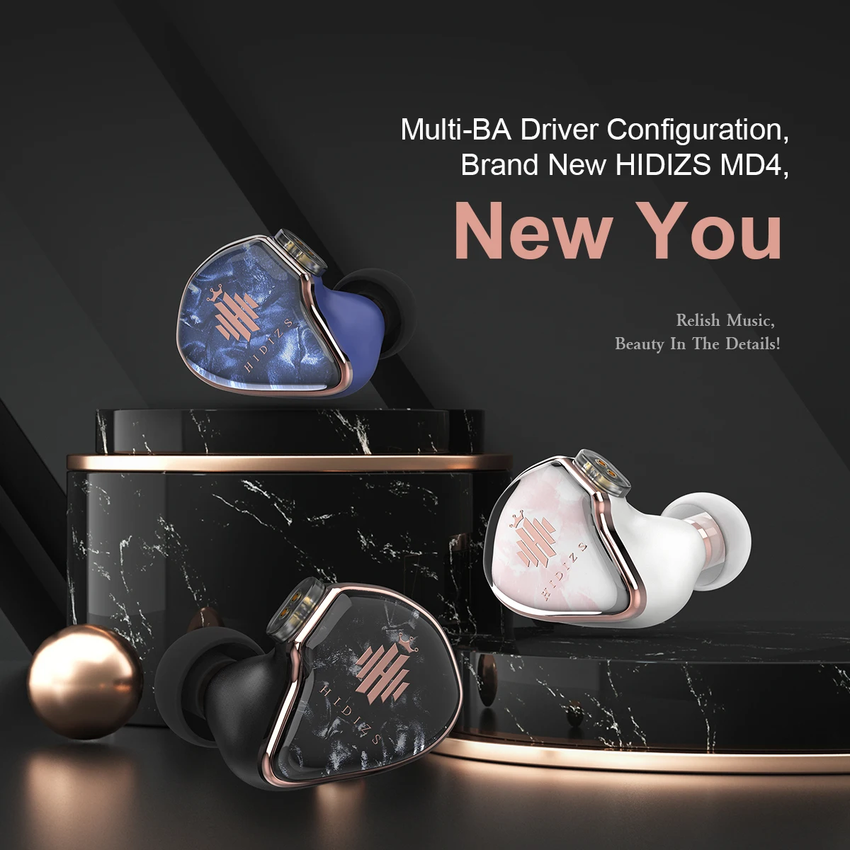 

Hidizs MD4 4 сбалансированные Якорные Hi-Fi мониторы-вкладыши