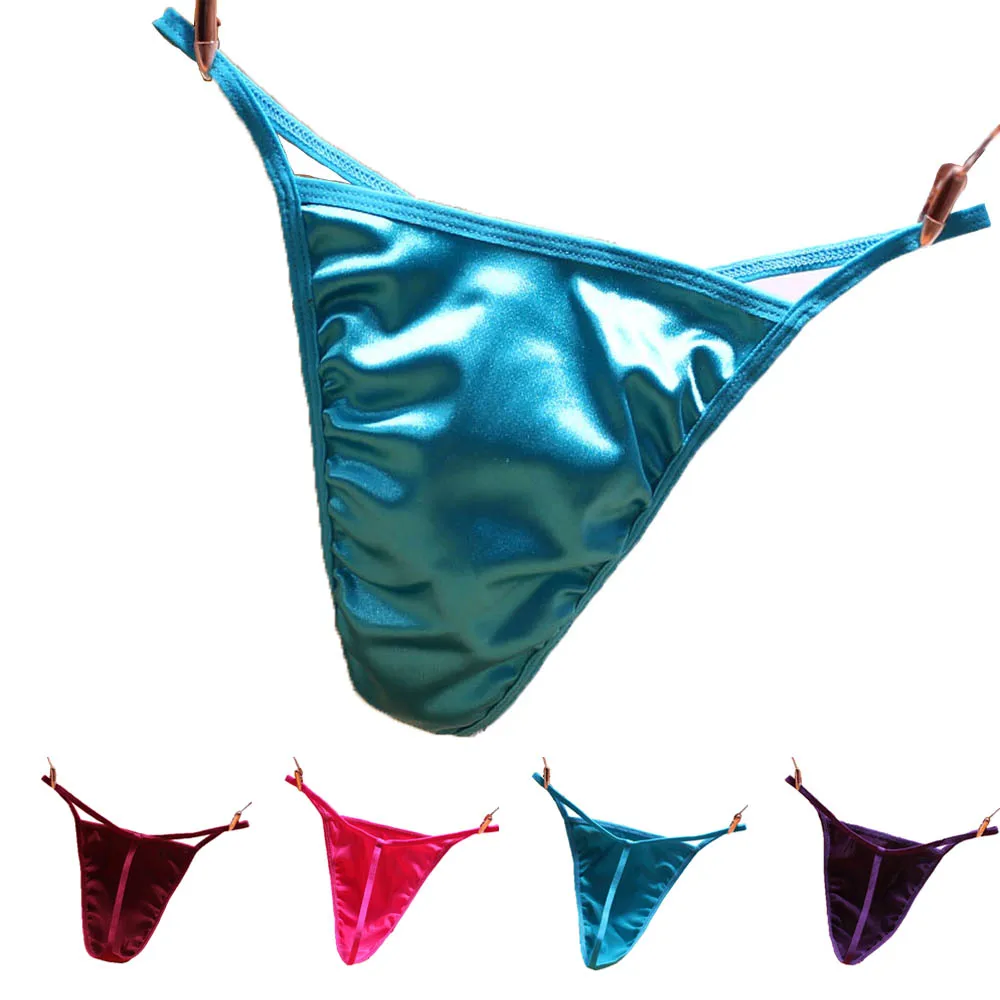 Мужские трусы стринги с заниженной талией Т-образный вырез сексуальное бикини