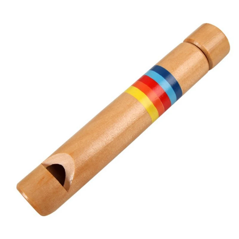 

Baby Kids Wooden Small Drawing Whistles Diacritical Sliding Piccolo Educational Music Wood Toys Kids Classic Musical Toy Gift