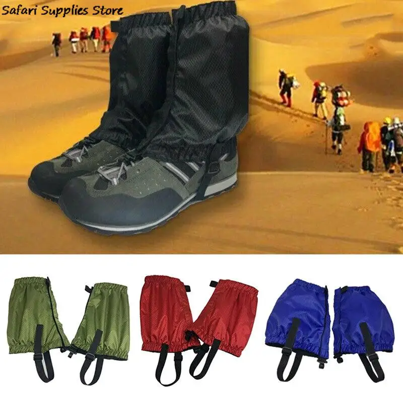 Outdoor snow-proof shoe cover waterproof leggings cover hiking mountaineering adult desert sand-proof ski foot cover snow cover