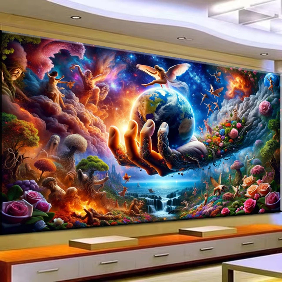 Алмазная 5D картина с изображением страны чудес сделай сам ручная вышивка из