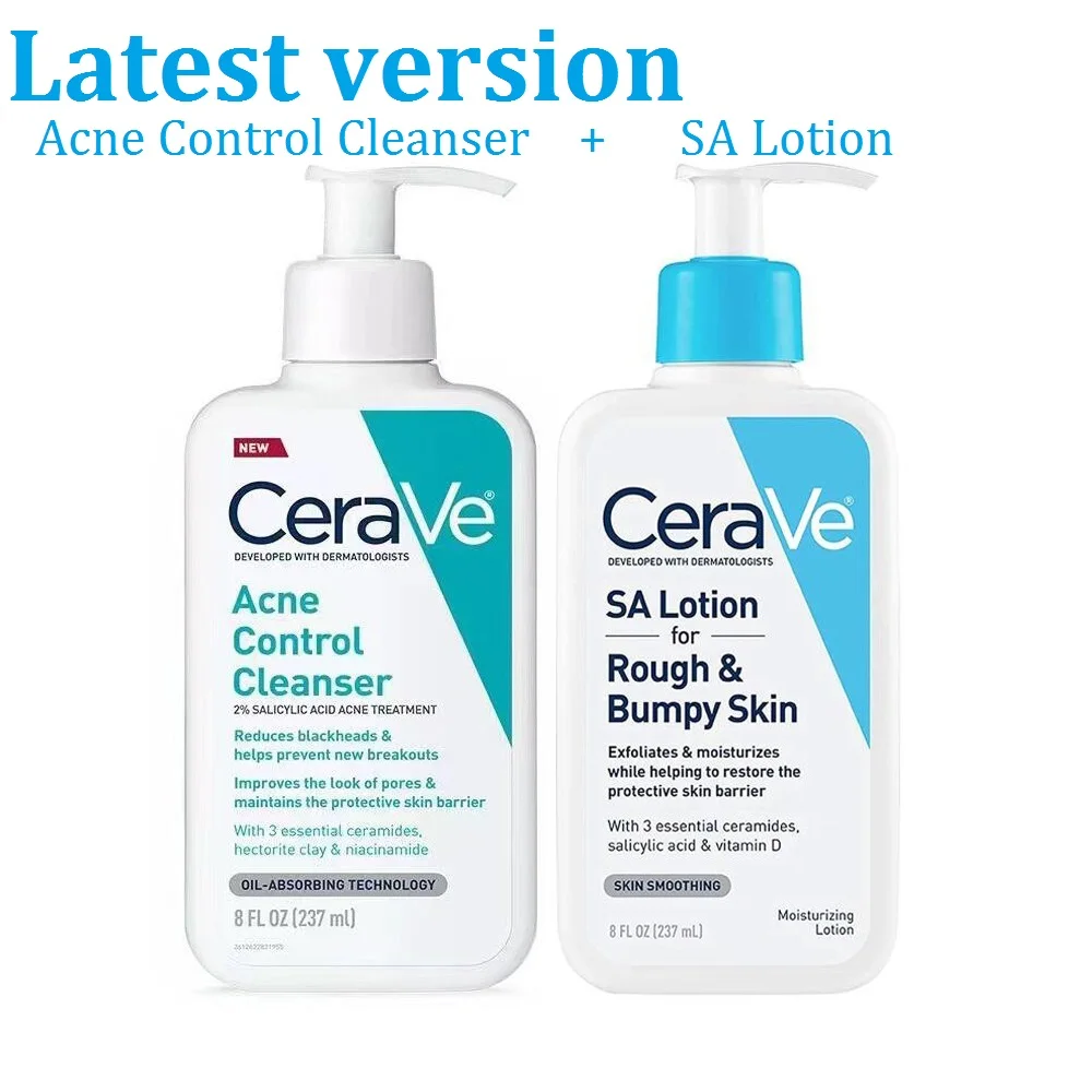 

Cerave Acne Control Cleanser Remove Acne Face Care SA Lotion For Rough & Bumpy Skin Moisturizing Lotion Repair Skin Body Care