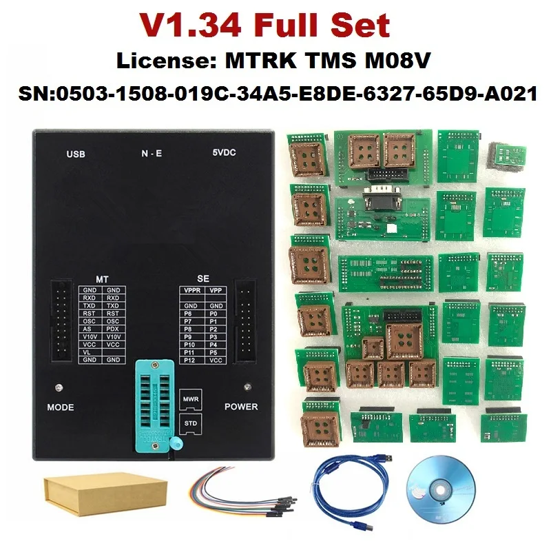OEM V1.34 оранжевый 5 Программист Полный универсальный программатор с полным