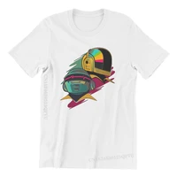 daft punk helmet newest tshirts for men retro colors round collar basic men t shirts distinctive gift clothes clothing tee
