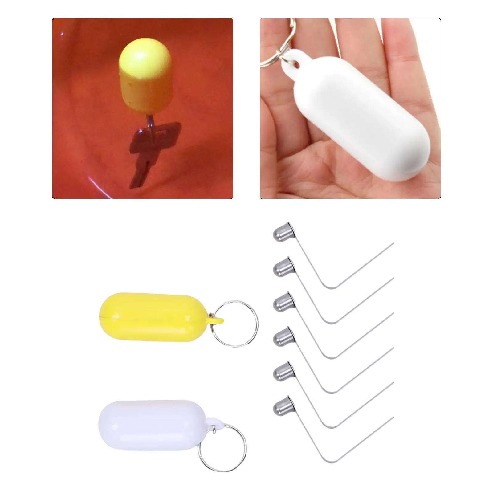 Kayak Paddle Spring Snap Button Clips Water Outdoor Sports Floating Keychain