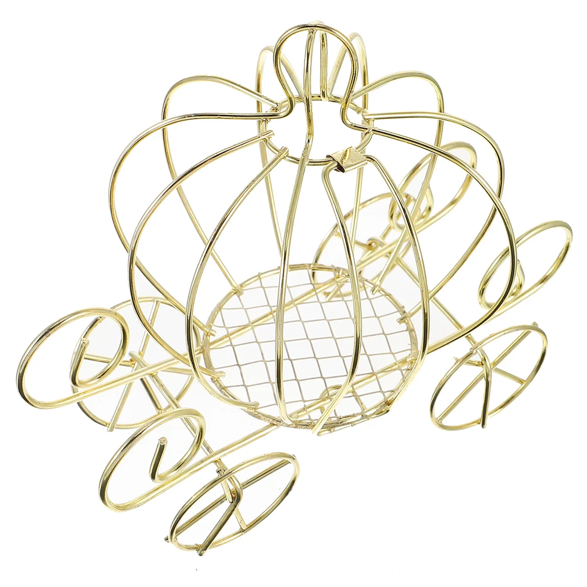 

Candy Containers Gifts Decorative Jewelry Display Rack Carriage Trinket Box White Storage Pumpkin Toys Organizer Metal Cart