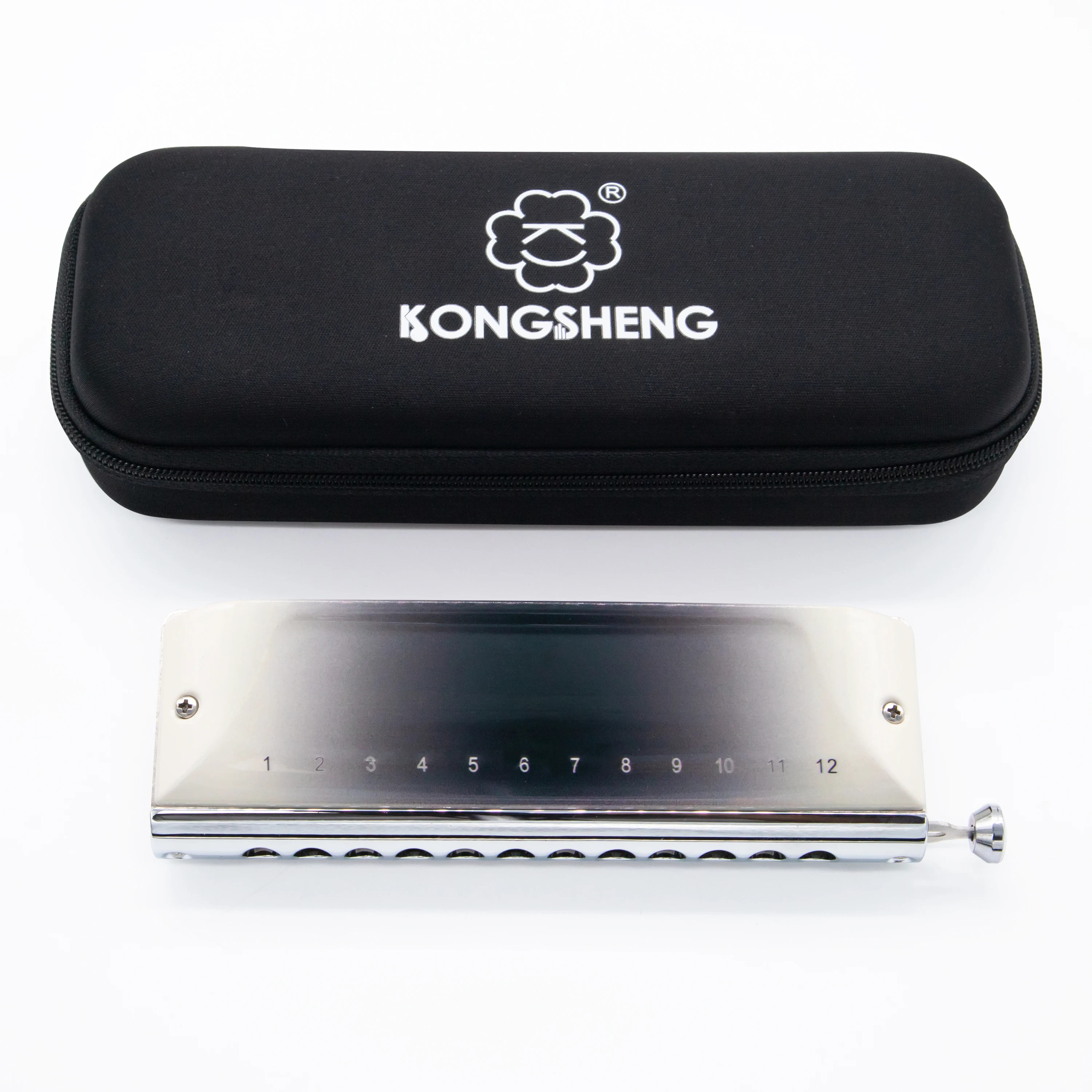 Фото KONGSHENG RE-48 Хроматическая губная гармоника Rouge с 12 отверстиями №5